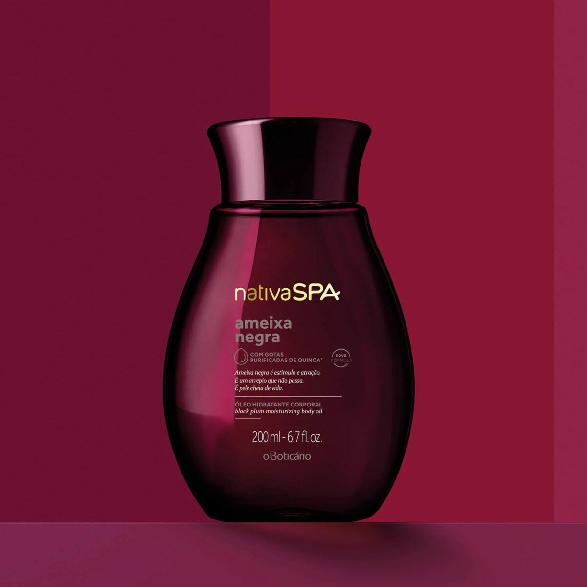 Óleo hidratante corporal ciruela negra, 200 ml Nspa - Imagen 2