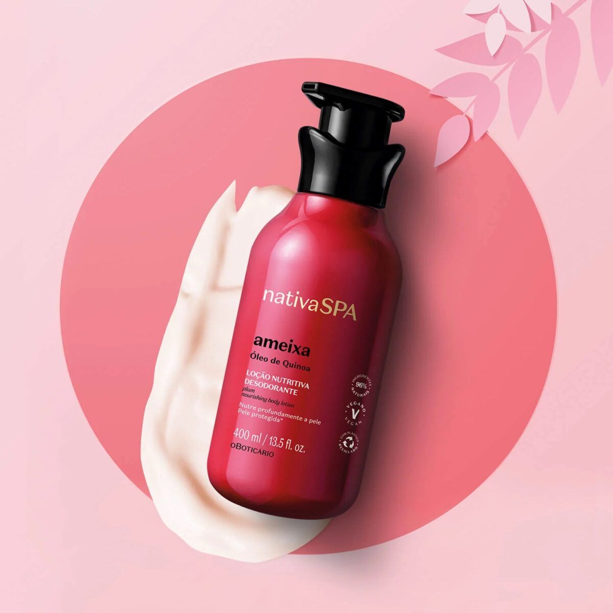 Loción Hidratante Corporal De Ciruela 400ml Nativa Spa - Imagen 2