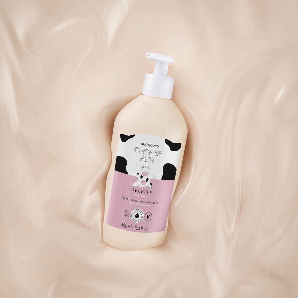 Loción Hidratante Corporal Deleite 400Ml Cuide-Se Bem - Imagen 3