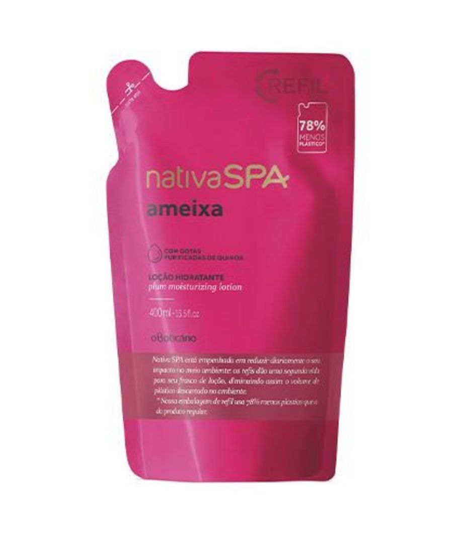 img_1778 Loción Hidratante Corporal Ciruela Refil 400ml Nativa Spa - Imagen 1