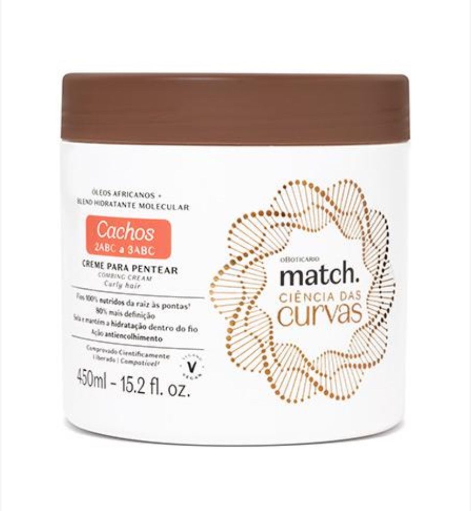 img_2645 Ciencia De Las Curvas Crema para Peinar Rizos Match 450 ml - Imagen 1