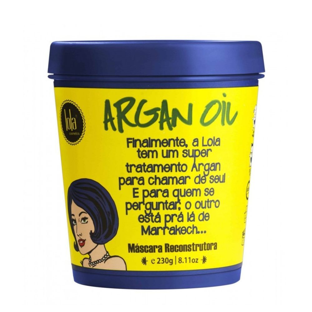 img_6462 Lola Cosmetics Argan Oil Mascara Reconstrutora 230g - Imagen 1