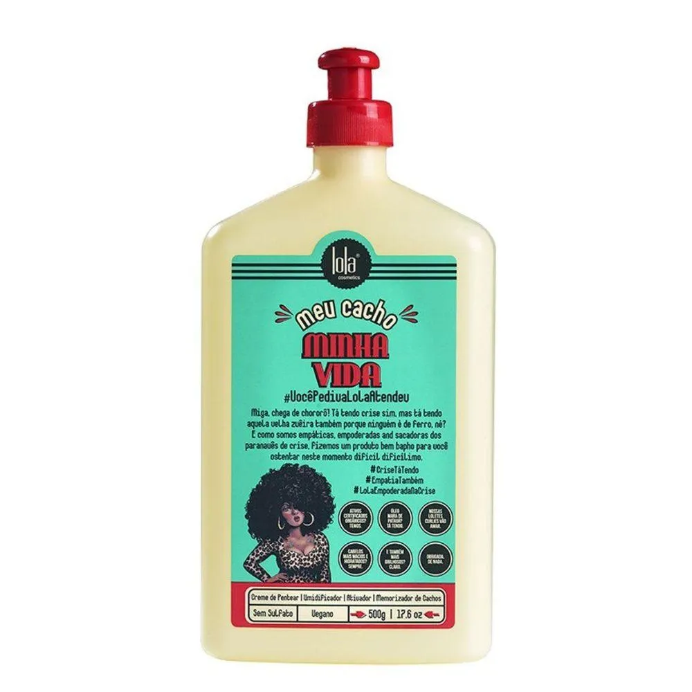img_9341 Lola Cosmetics Meu Cacho Minha Vida Memorizador De Rizos 500g - Imagen 1
