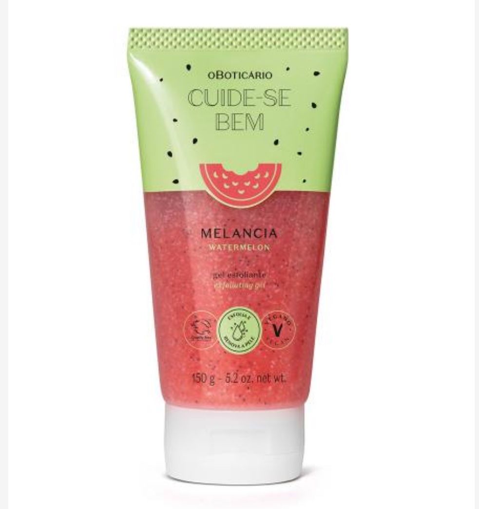 img_4726-2 Gel Exfoliante Corporal Sandía 150g Cuide-Se Bem - Imagen 1