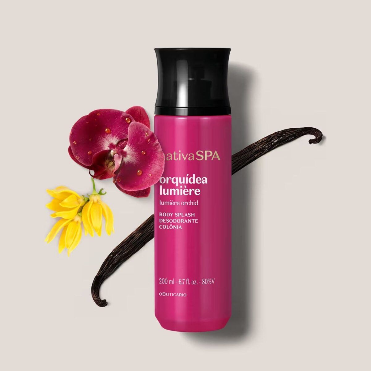 BODY SPLASH CORPORAL ORQUIDEA LUMIERE, 200ml - Imagen 2