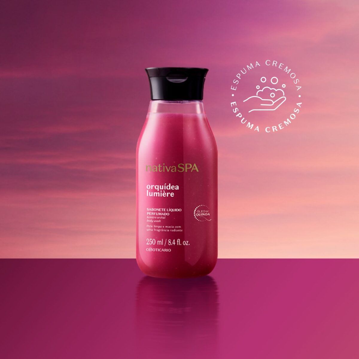 JABÓN LÍQUIDO CORPORAL ORQUIDEA LUMIERE, 250ml - Imagen 3
