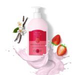 Loción Hidratante Corporal Fresa & Leite Cuide-Se Bem 400ml - Imagen 2