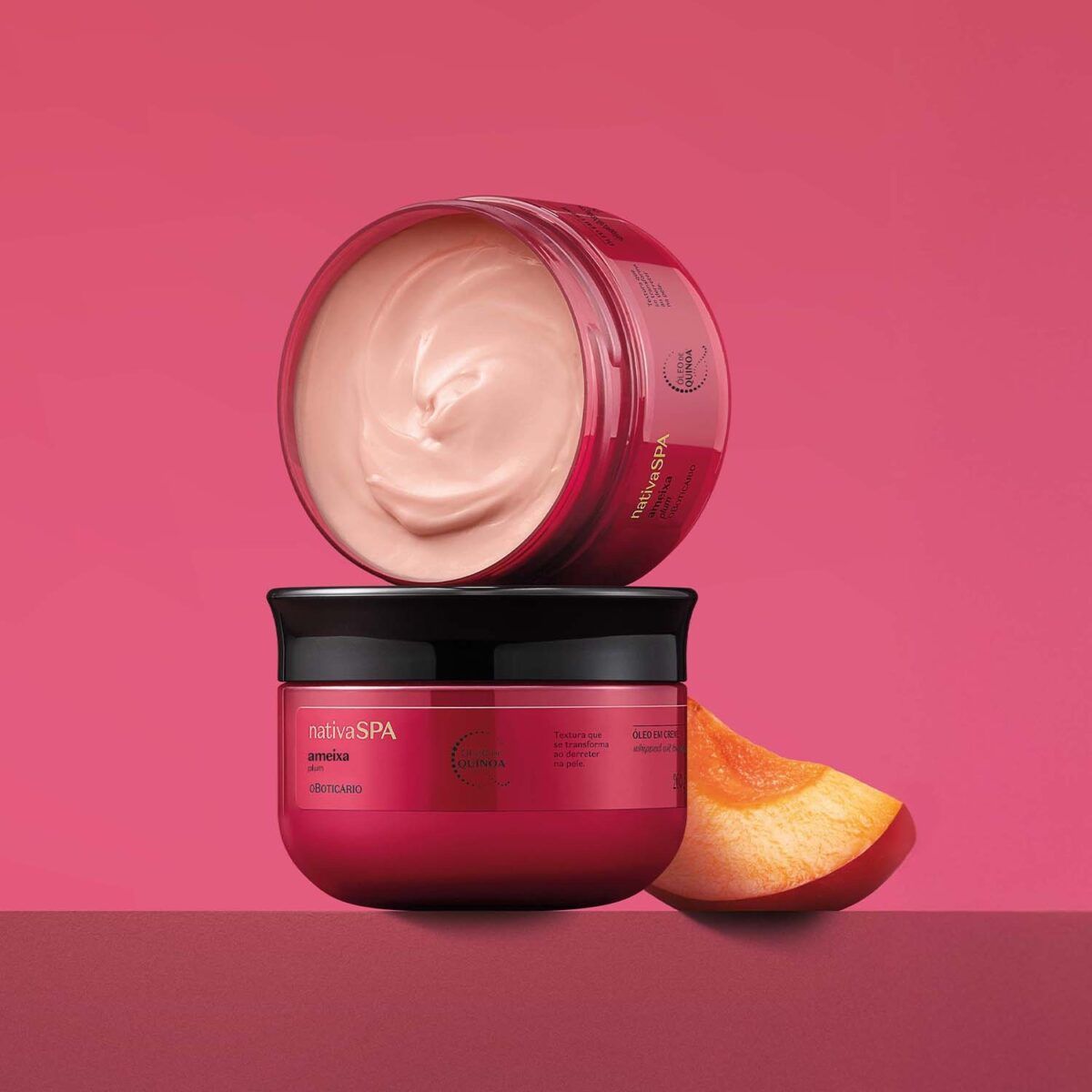 Óleo hidratante corporal en crema ciruela 200 ml NSPA - Imagen 3