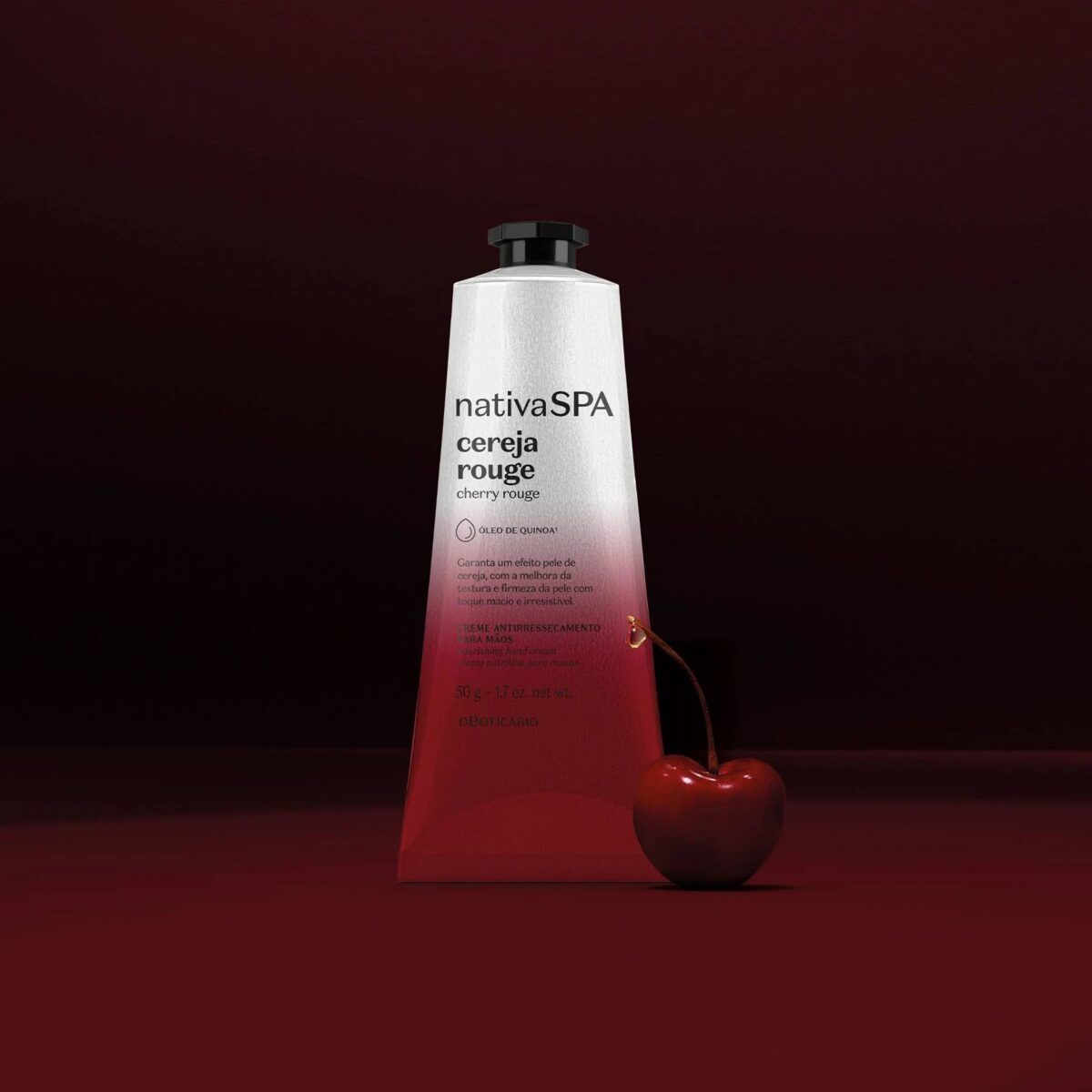 Crema Hidratante Para Manos Cereza Roja 50g Nativa Spa - Imagen 3