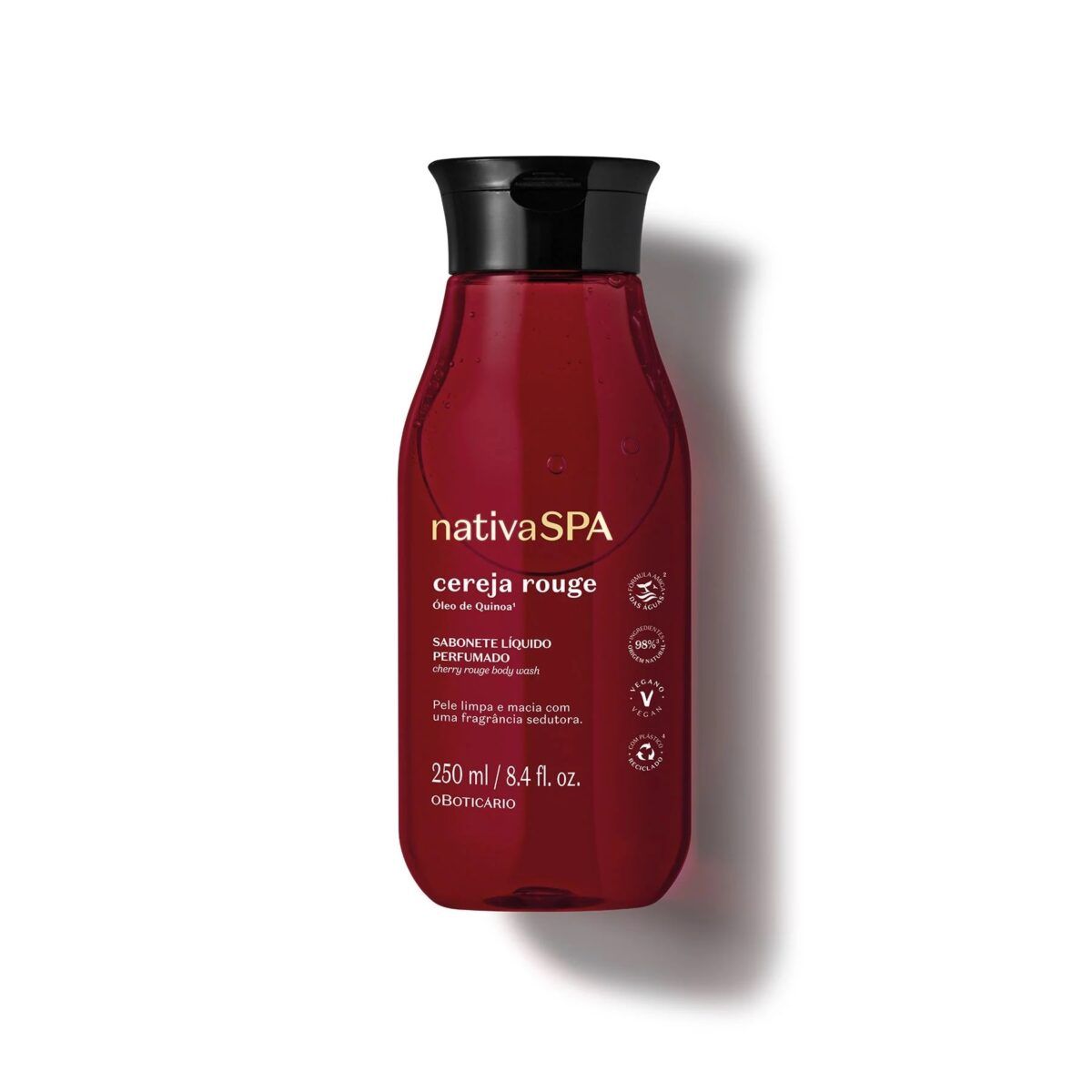 Jabón liquido corporal Cereza roja 200ML NATIVA SPA - Imagen 1